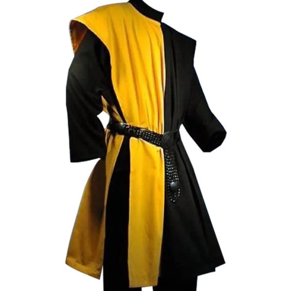 중세 의상 망 Larp 전사 기사 코스프레 튜닉 조끼 가운 셔츠 Tabard 코트 성인 할로윈 카니발 드레스 파티 : 파이팅기어