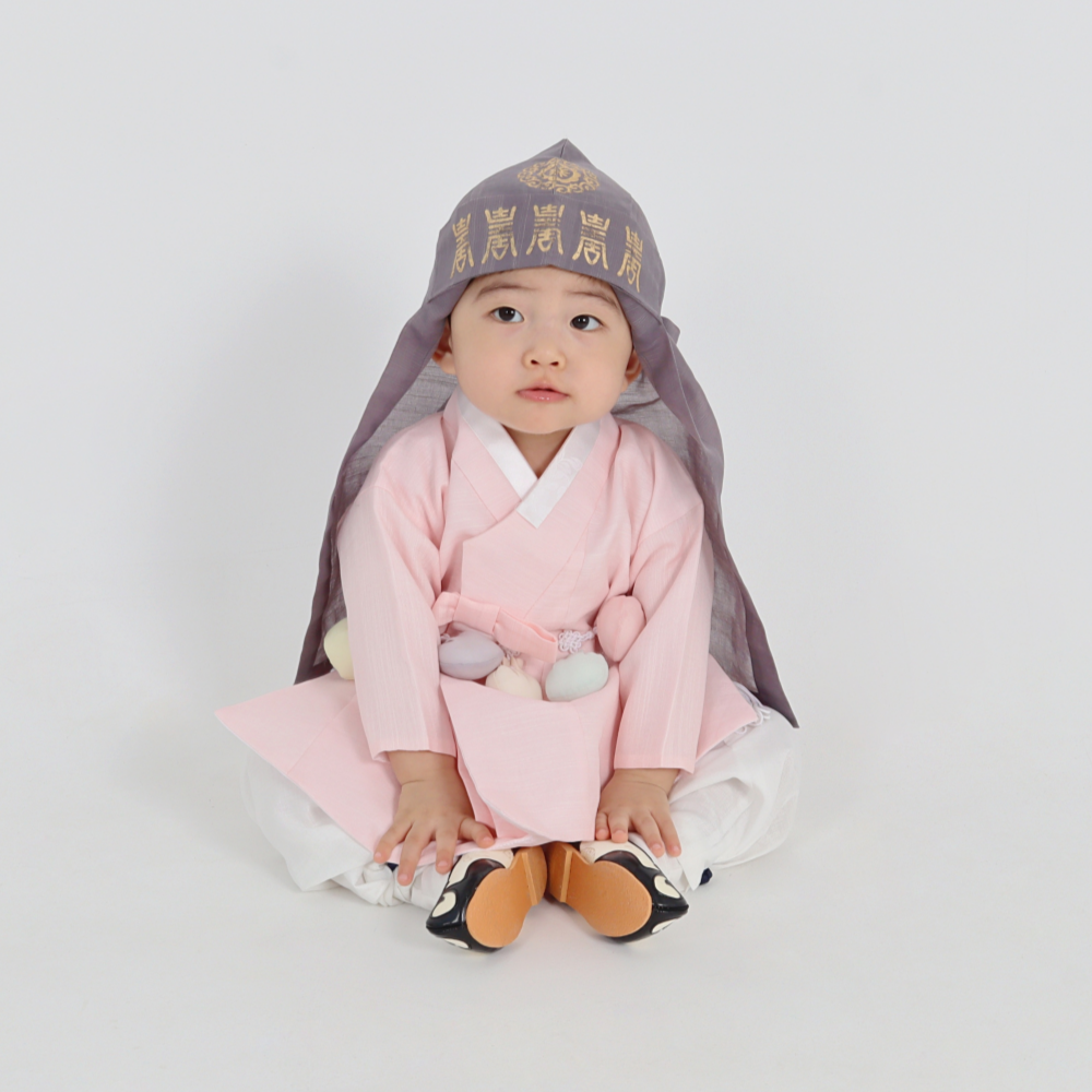 남아 돌한복 백일한복 대여 : 파티지우