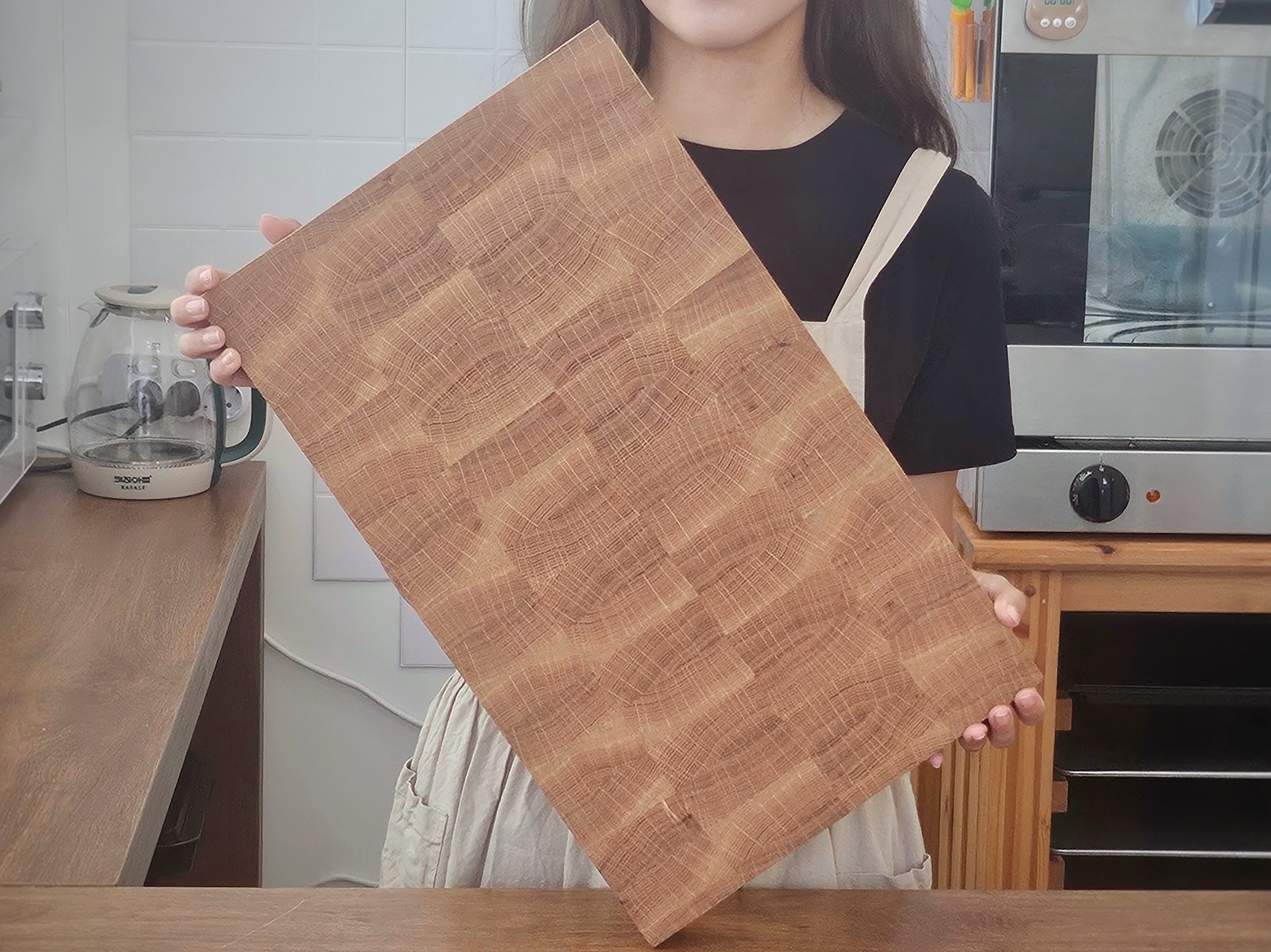 북미산 오크 엔드그레인 도마 원목 수제 프리미엄 도마 집들이선물 흑백요리사 : 곰무팩토리