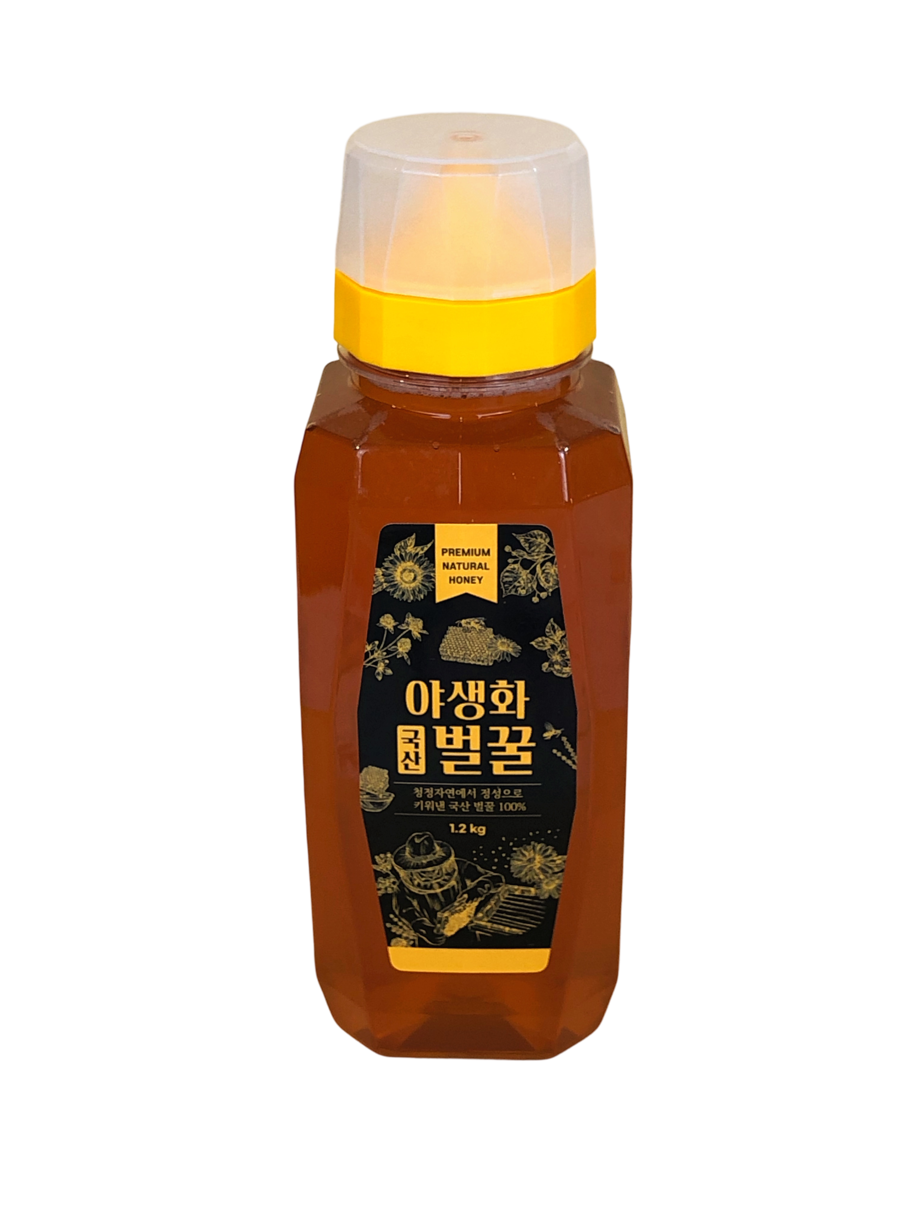 청솔농원 벌꿀 선물세트 1호 야생화(1.2kg x 2) 명절 어버이날 스승의 날 추석 집들이 : 완전강해진장보고