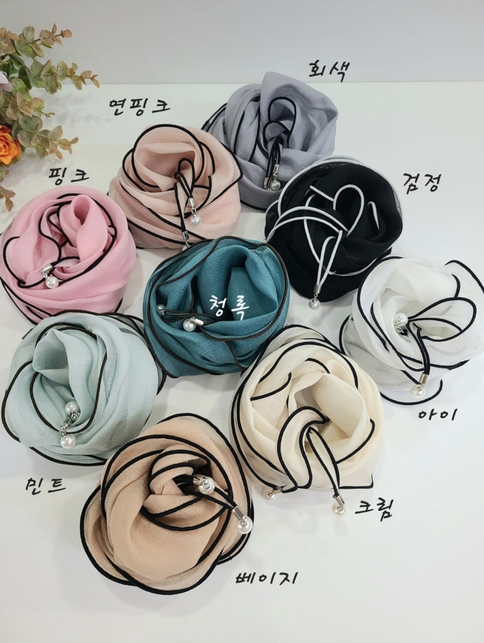 콩진주 라인스카프 : 러블리꾸밈