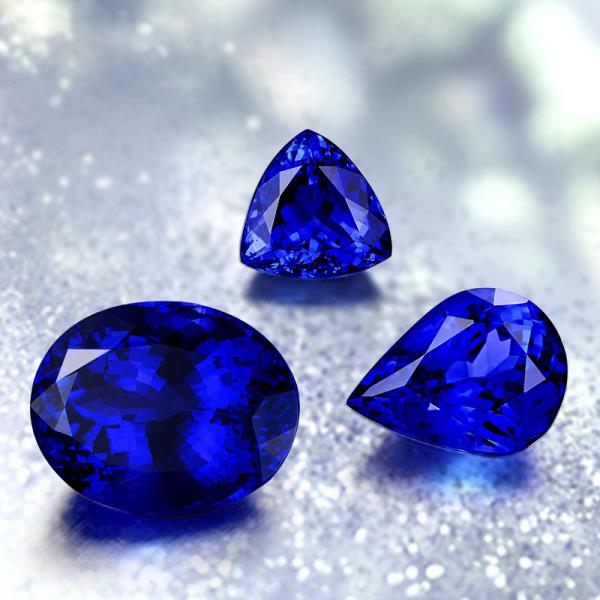 햄스터 1Pcs 핫 3.2-3.7 Cts 탑 블루블루라이트 사파이어 탄자나이트 가열되지 않은 6mmX6mm 다양한 모양 컷 AAAA + VVS 느슨한 보석... 
