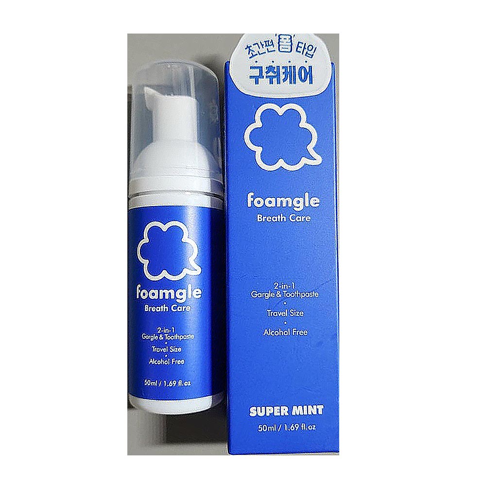 폼글 거품 가글 슈퍼민트 50ml : 보경마켓컴퍼니