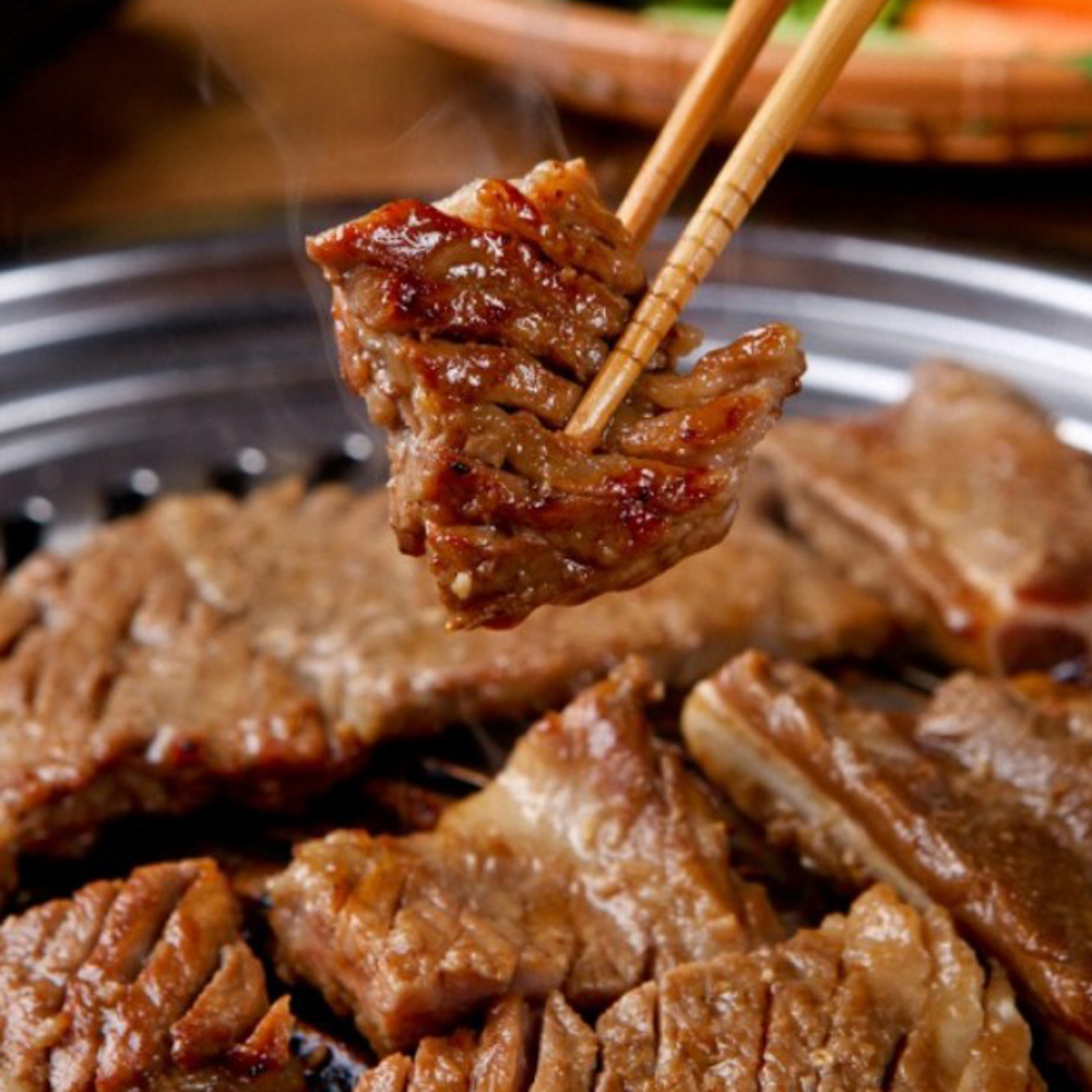해빛담 한돈 돼지 양념갈비 숯불 갈비 고기 구이 1kg : 해 빛담