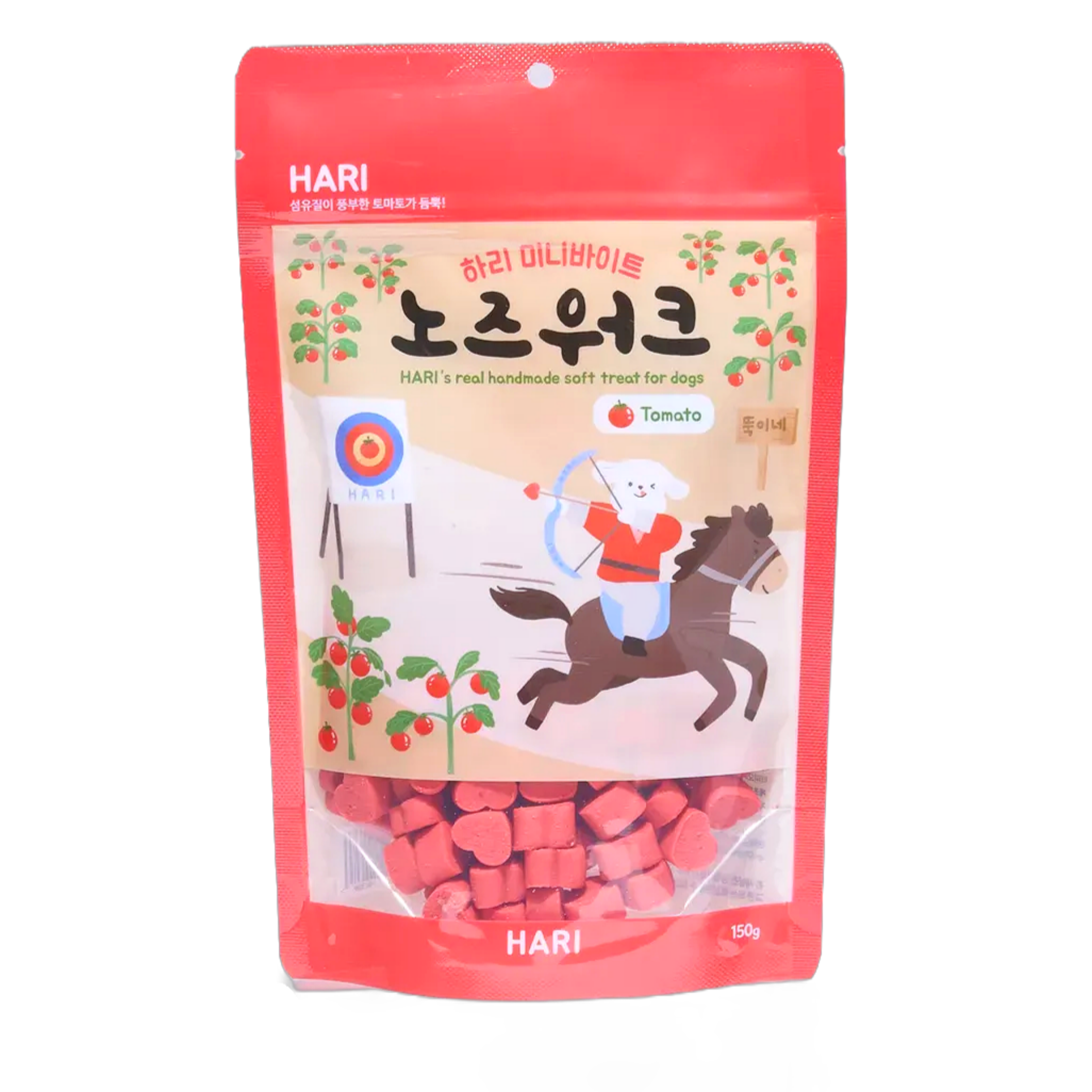 미니바이트 노즈워크 저자극 강아지 수제간식 토마토 : 하리 공식 스토어