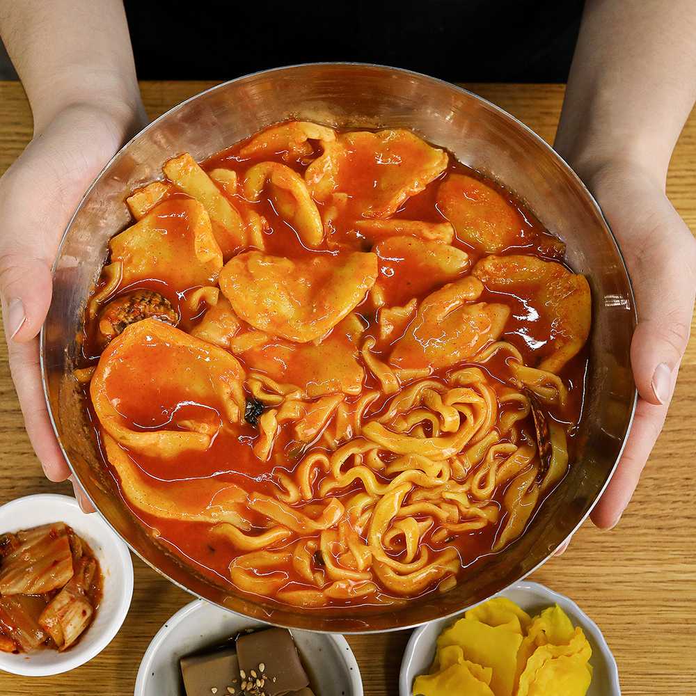 팔공산 시원 얼큰 맑은 바지락 국 칼국수 수제비 2인분 밀키트 : 모두의 레시피
