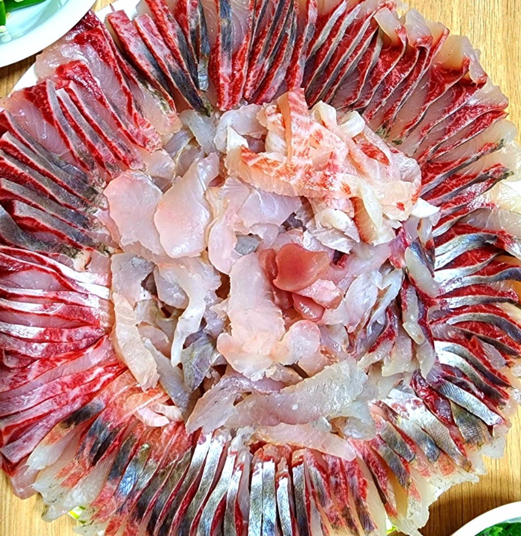 자연산 남해 보리숭어회 300g 순살 필렛 : 회성수산