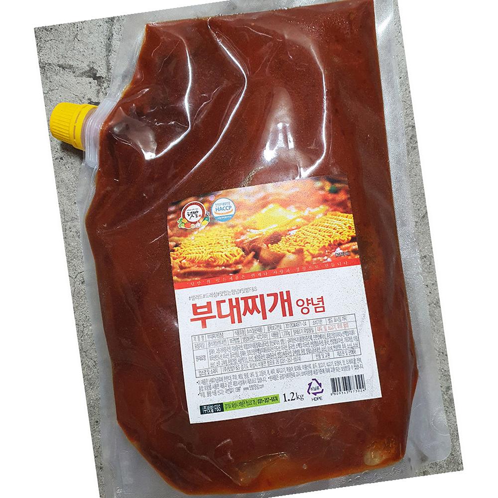 부대찌개양념 텃밭 냉장 1.2K : 딩동댕푸드