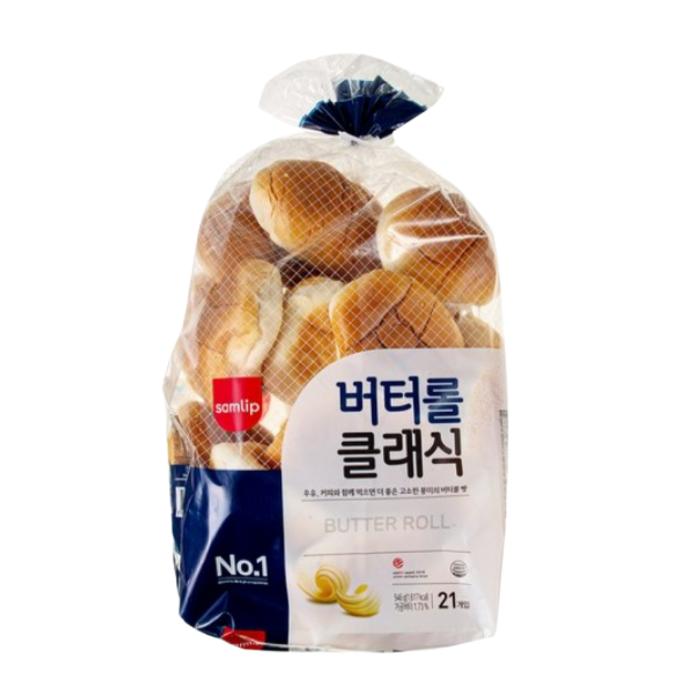 삼립 버터롤 클래식 모닝빵 식전빵 21개입 546g : GO BAND