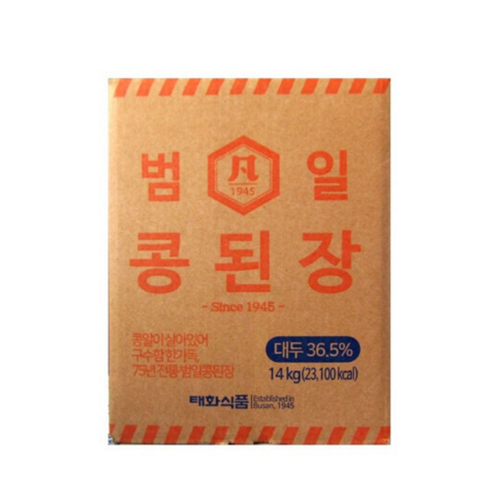 범일 콩된장 14kg 업소용 식당용 고깃집용 된장 된장찌개 고기소스 : 씨케이 유통