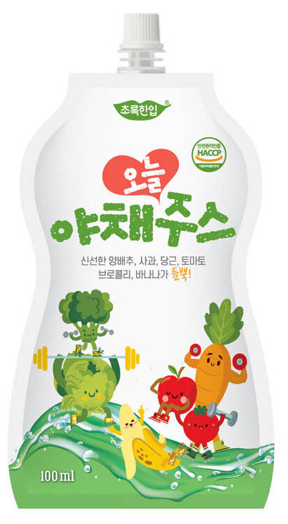 과채주스 오늘 야채주스 100ml 21포 : 다함께마켓