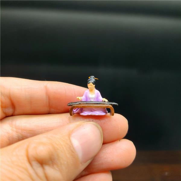 행운부적 미니어처 고대 스타일 진 놀이 뷰티 장식 마이크로 풍경 3D 페인팅 희귀 돌 분재 ZD812 : 홈리프컴퍼니