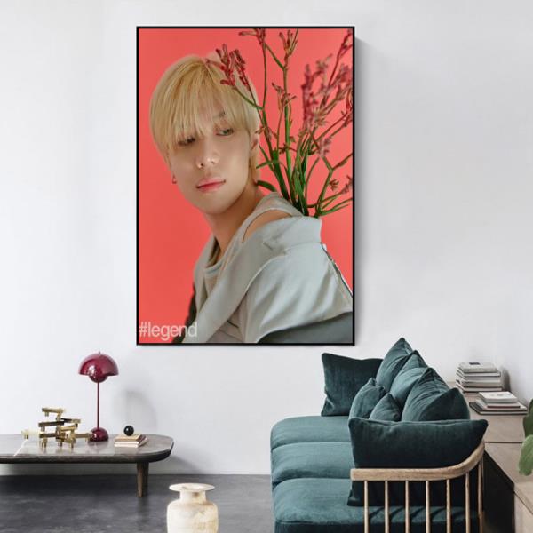 포스터 샤이니 태민 새틴 천 포스터 홈 인테리어 월 아트 패브릭 프린트 20x30cm27x40cm30x45cm40x60cm : 데이지유통