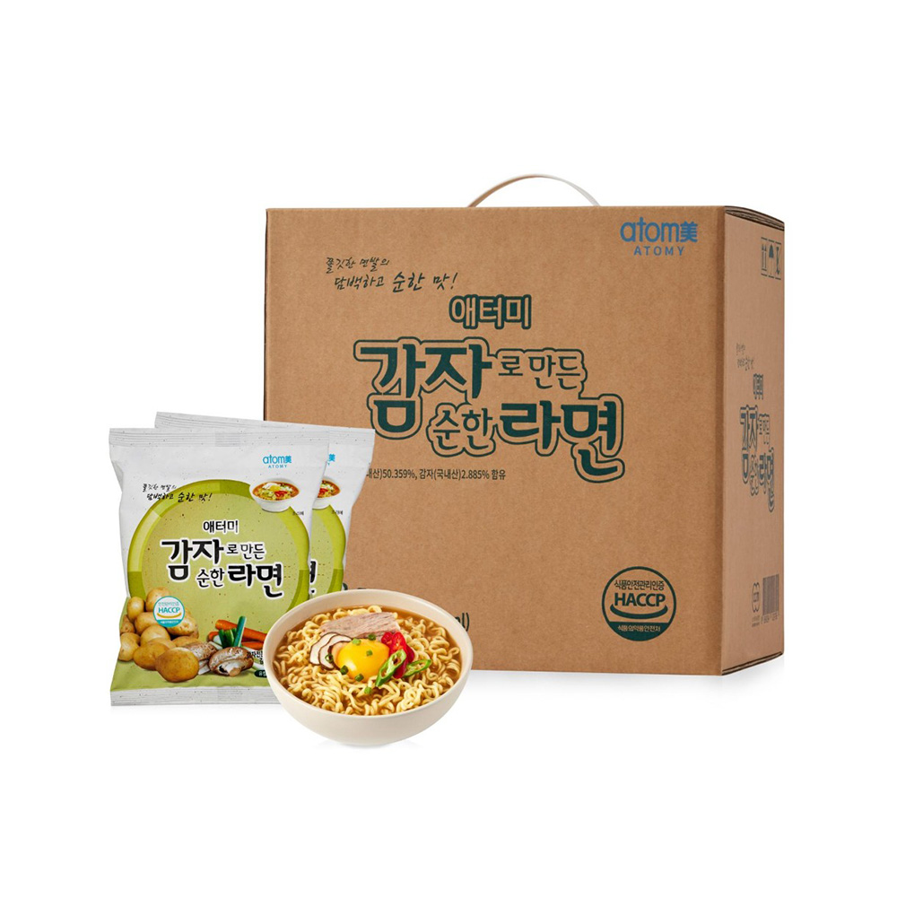 애터미 감자로만든순한라면 1box : 스타일9단