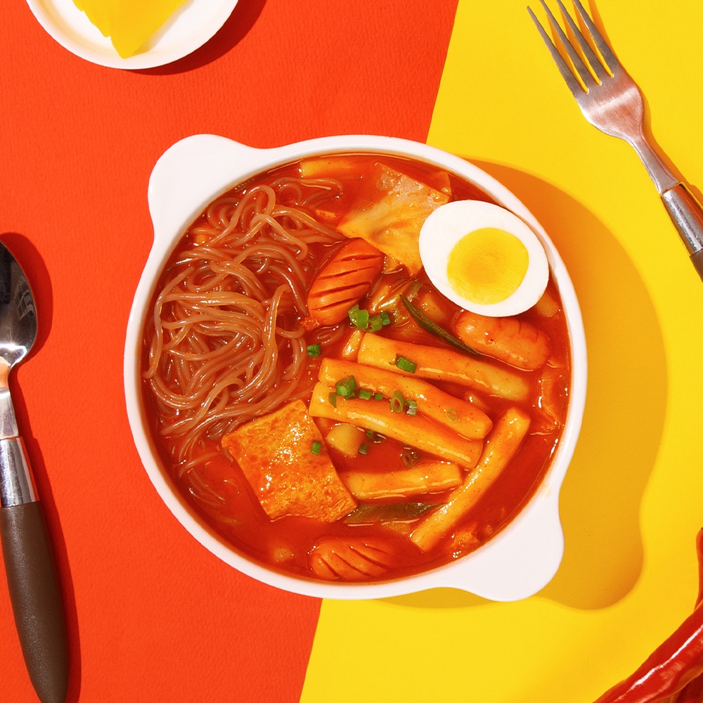 오늘 뽑은 밀떡 국물떡볶이 즉석떡볶이 : 기백떡볶이