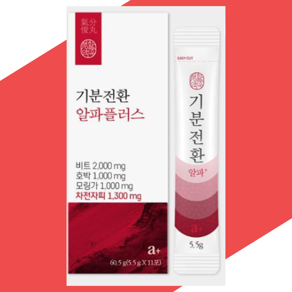 생활약속 기분전환 알파플러스 (본품10포+1포 추가 증정) : 파워정품스토어