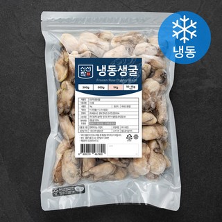신선작 생굴 (냉동), 1kg, 1개 : 반달눈
