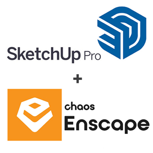 SketchUp Pro + Enscape for Student 학생용 라이선스(1년) / 스케치업 + 엔스케이프 : 아이엠소프트