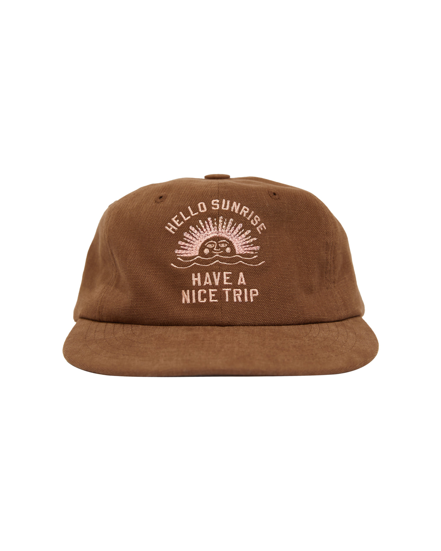 [헬로선라이즈] HS VTG Arch Logo Relaxed Fit Cap Brown 아치 로고 릴랙스 핏 캡 브라운 : 레이지리버