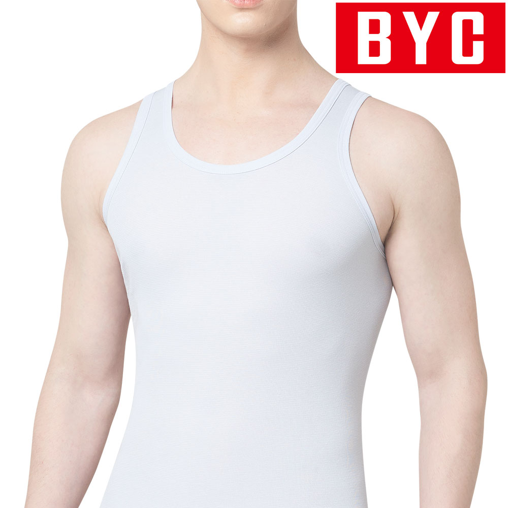 BYC 남성 런닝 4매 세트 민소매 조끼 난닝구 반팔 런닝셔츠 나시 메리야스 순면 빅사이즈 : BYC전문점 쭈0315