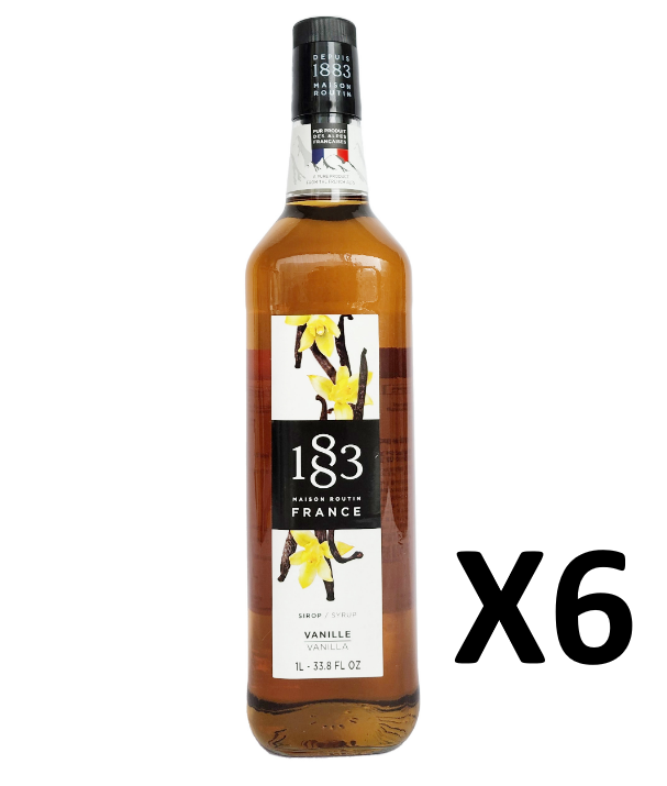 1883 바닐라 시럽 1000ml (1박스/6병) : 더보메에프앤비