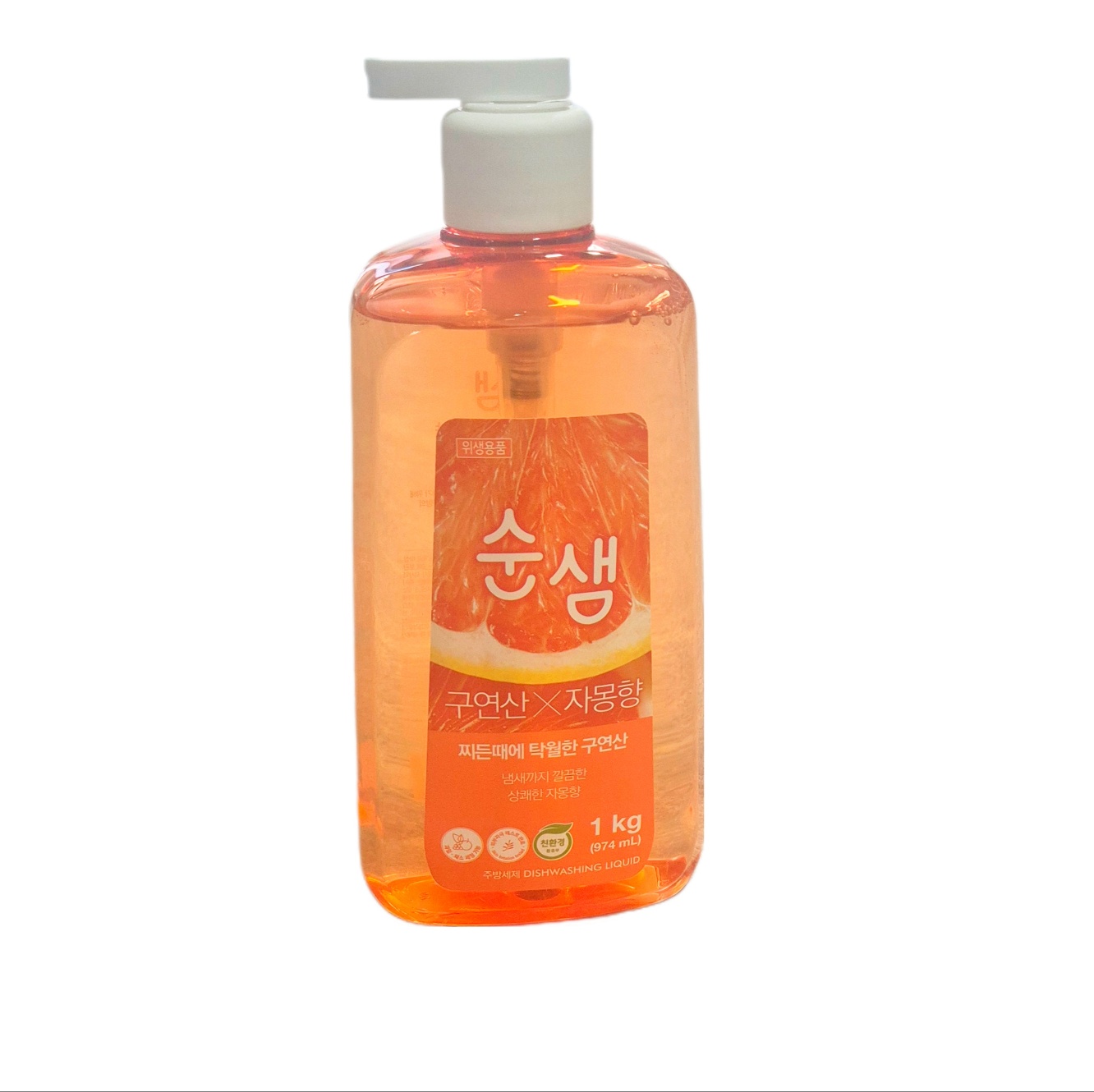 애경산업 순샘 구연산 자몽 주방세제 1kg 1개 : 만복의광장
