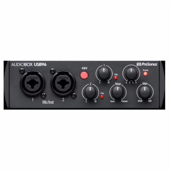 가수/작곡가 팟캐스터 및 기타 또는 협업을 위한 USB 96 소형 오디오/MIDI 인터페이스 PreSonus AudioBox : 서원글로벌11