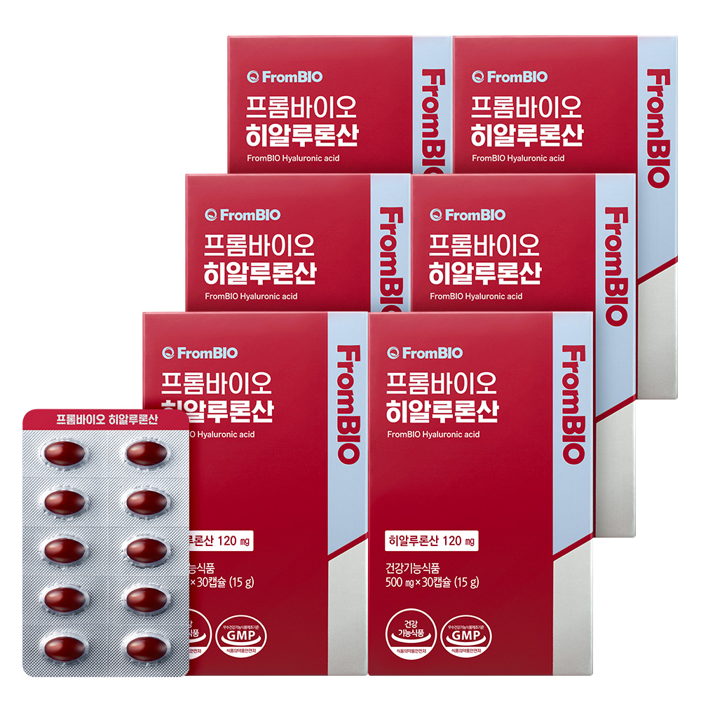 프롬바이오 히알루론산 6개월 30캡슐x6박스 : 프롬바이오