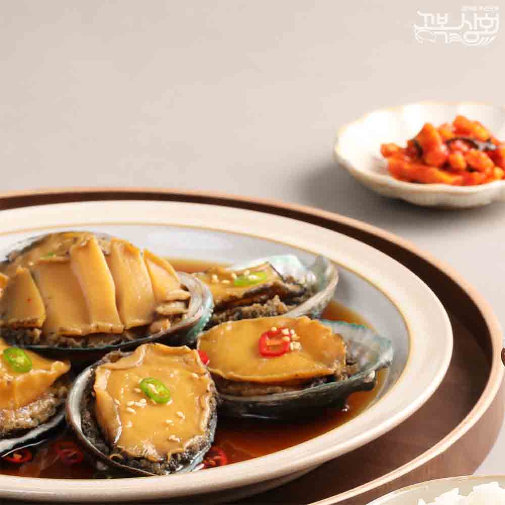 [꼬복상회]프리미엄 전복장 중사이즈 2kg 완도산 활전복 선물용 : 꼬복상회