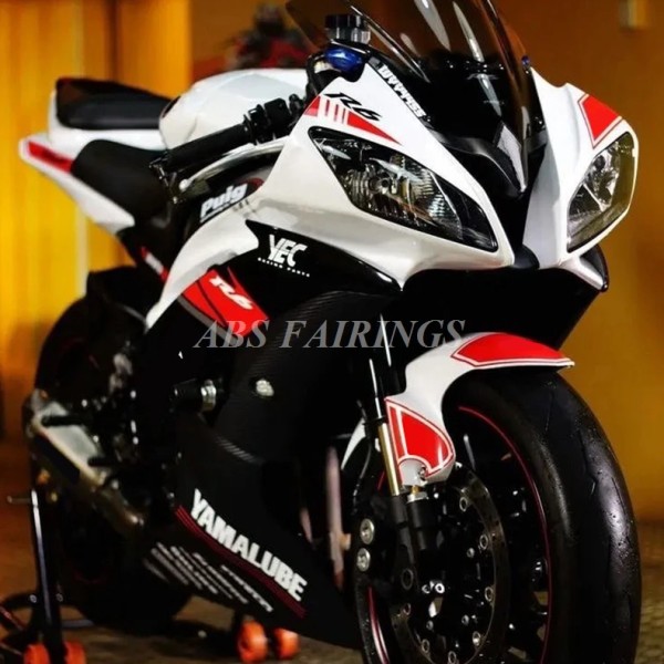 4선물 YAMAHA R6 2006 06 07 차체 세트 맞춤형 블랙 화이트 레드에 맞는  ABS 바이크 오토바이 페어링 키트 : 별이떨어진밤