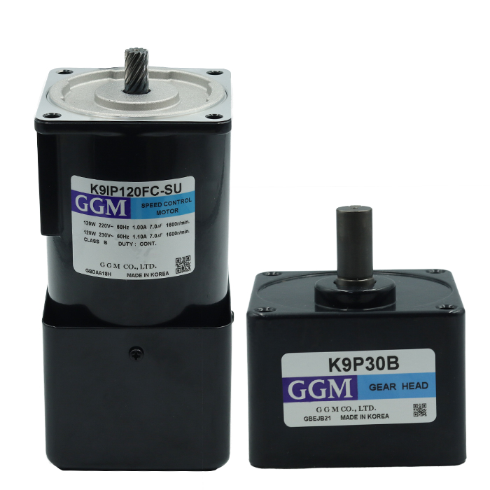 K9IP120FC-SU GGM 모터 AC모터 스피드컨트롤모터 90mm 120W 60Hz 220V 230V : 현대종합모터