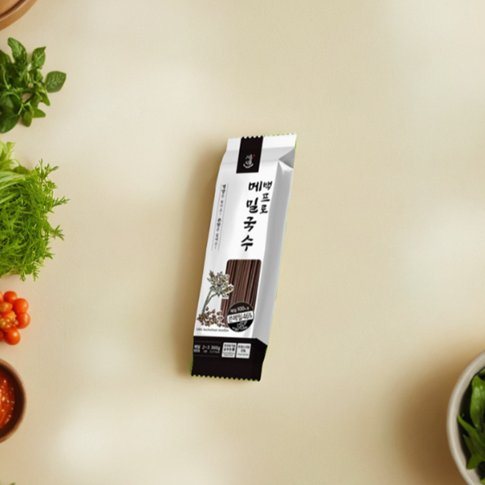 순 메밀면 100프로 메밀 막국수 냉소바 메밀국수 360g : 더담다스토어