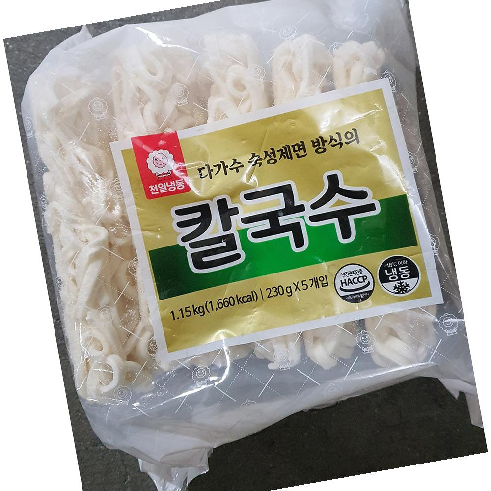 칼국수 천일식품 230g x5개입 1.15K X8 식자재 : 지니식품몰