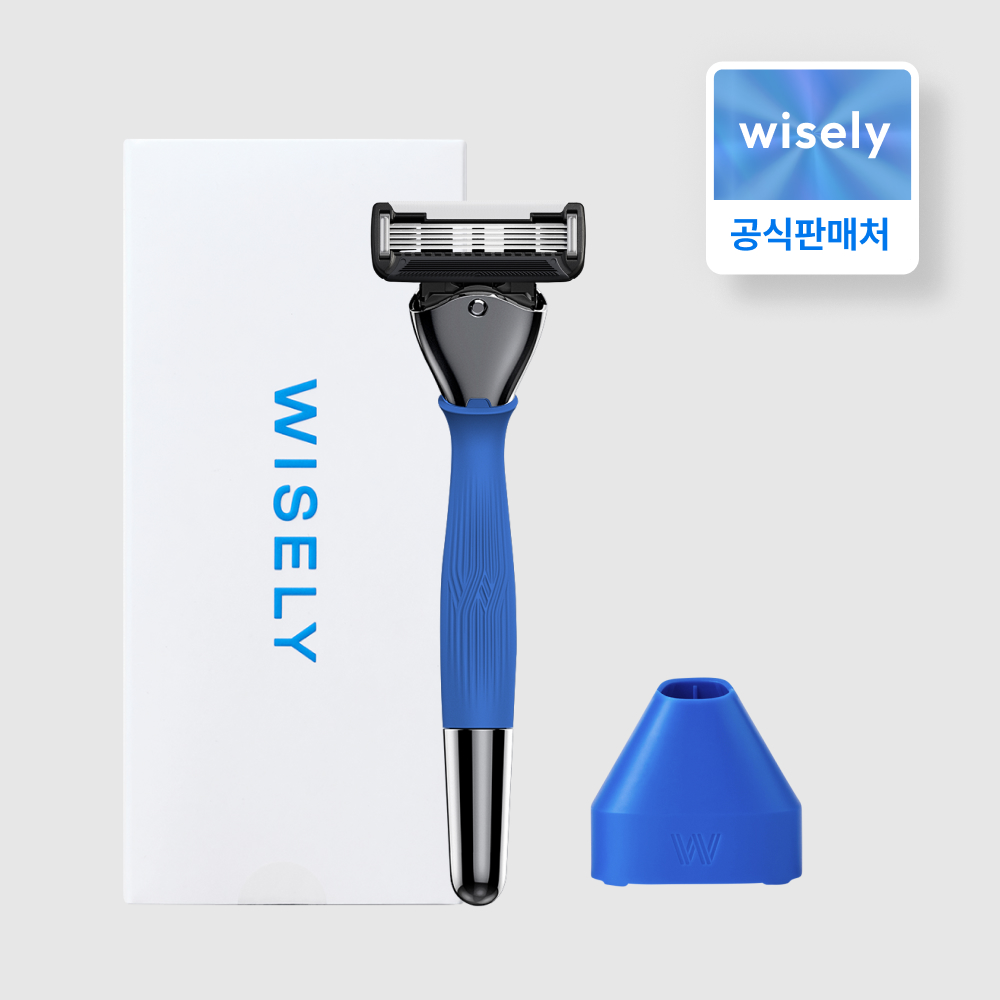 와이즐리 5중날 면도기+면도날세트 케이스포함 : 와이즐리컴퍼니 스토어