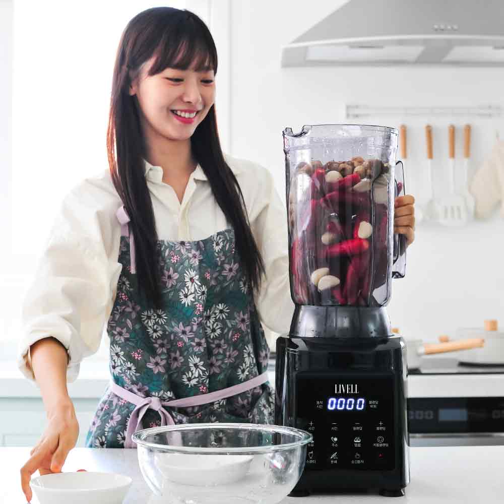 LIVELL 더쎈 대형 믹서기 대용량 카페 4리터 : LIVELL