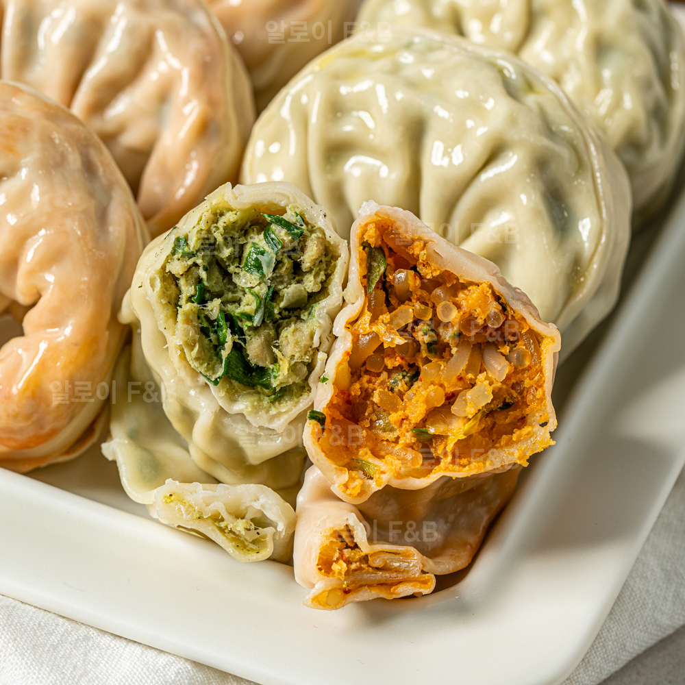 전주한옥만두 속이 꽉 찬 김치왕만두 고기왕만두 1.05kg : 산정에프앤디