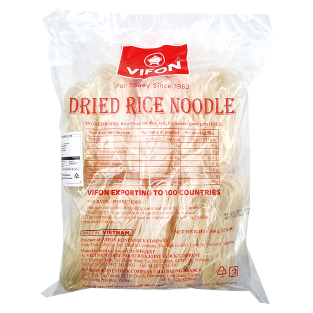 베트남 비폰 후티우코 2mm 쌀국수면 500g VIFON Hu Tieu Kho 아시아마트 : 아시아마트스토어