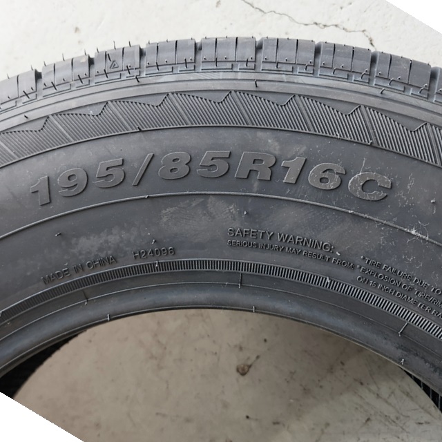 안나이트타이어 195/85R16C 12PR 봉고3 1.2톤 앞타이어 : 안나이트 타이어