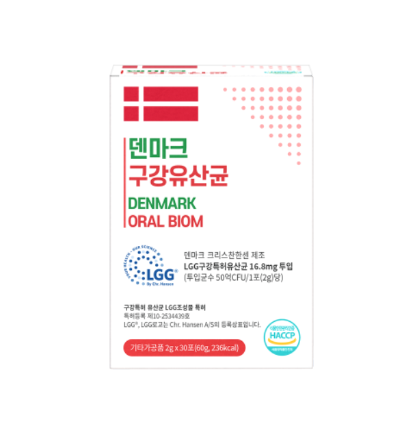 척척바이오랩 덴마크 구강유산균 60g(2g x 30포) 1개월분 : 유니드림몰