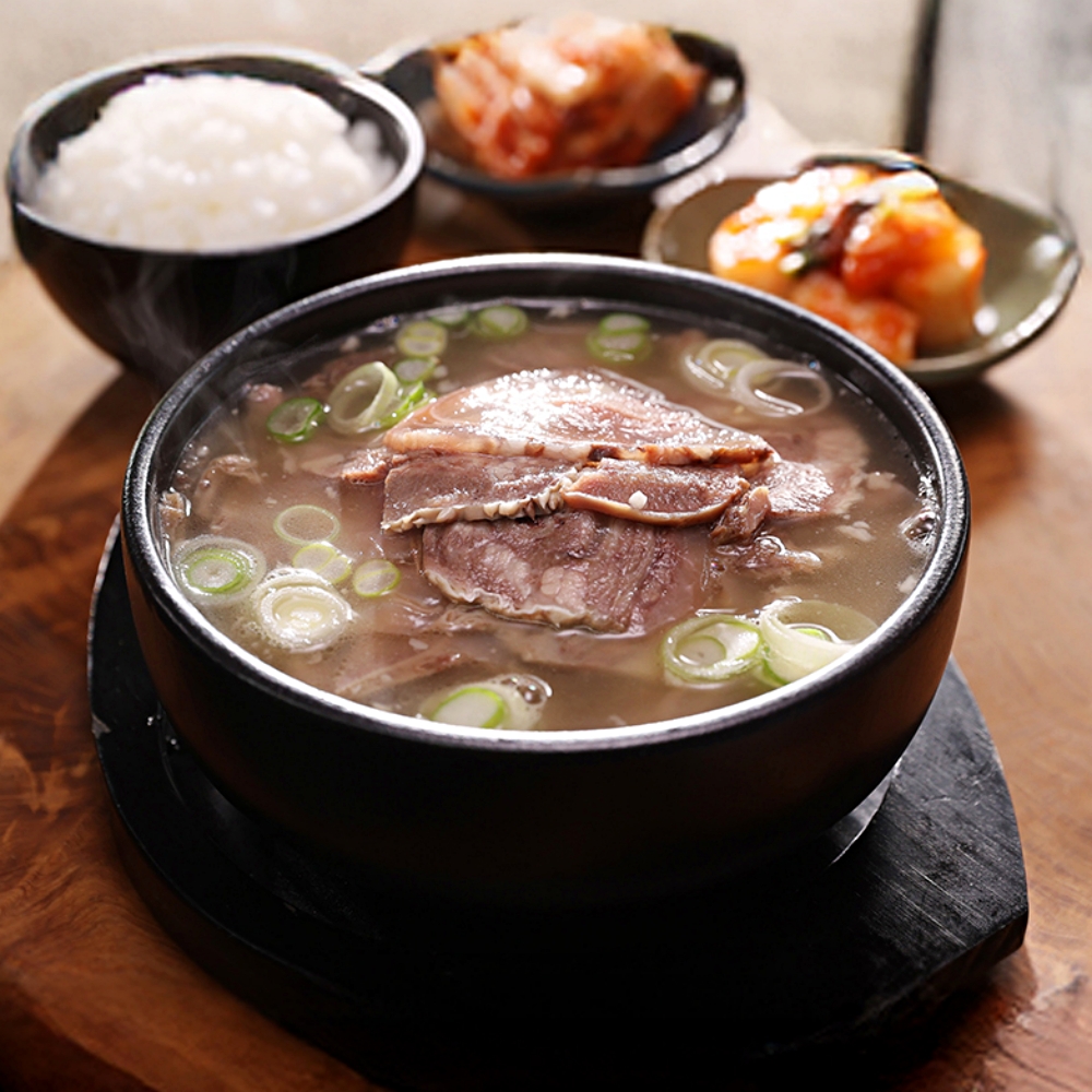 심가네 한우 소머리곰탕 7팩 750g 천하장사 백승일 소머리국밥 곰국 즉석국 : 애드크로스
