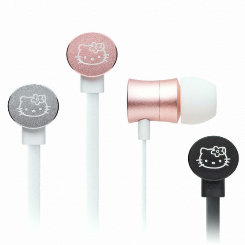 아이리버 헬로키티 커널형 이어폰 ICP-K200 +소니 이어폰 선정리 도너츠 : 공인사운드샵