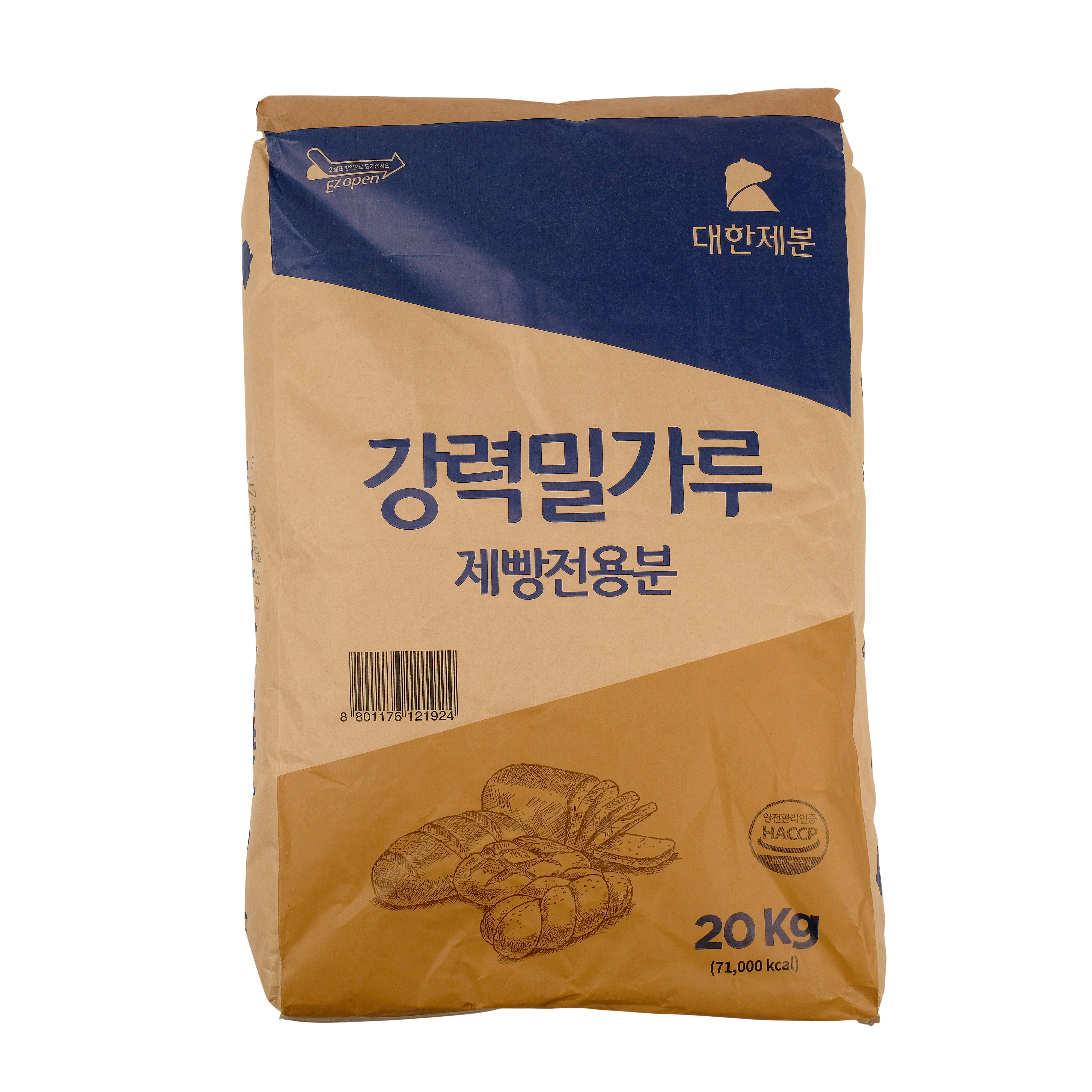 곰표 강력1등 제빵용밀가루 20KG 강력분 빵용 생지용 피자용 빵용 제빵전용분 : 삼우유통