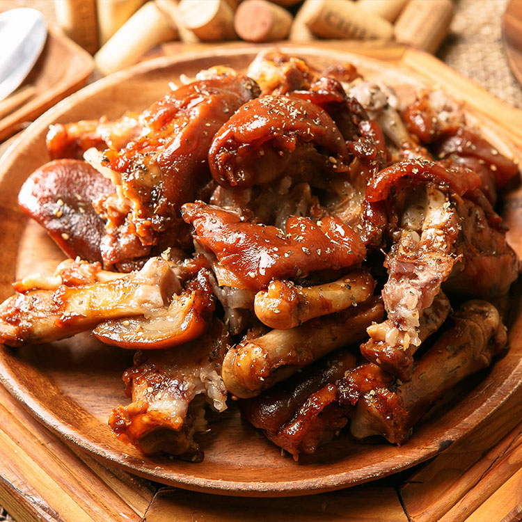 궁중 한방 미니족발 500G 3팩 냉동 수제 술안주 캠핑음식 : 신선마마
