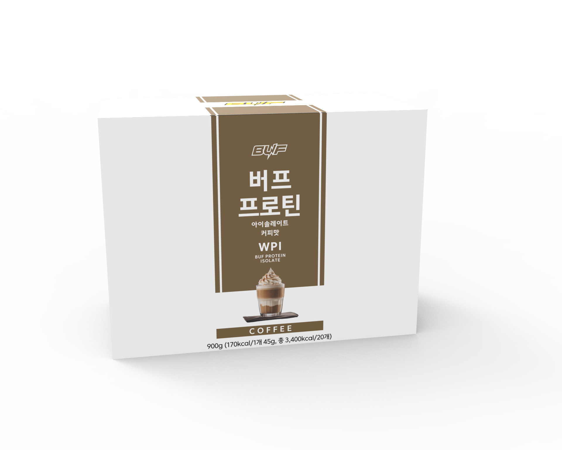 단백질쉐이크파우치 아이솔레이트 버프프로틴 wpi프로틴 분리유청단백질 커피맛, 20포, 1개 : 버프 프로틴 단백질 쉐이크