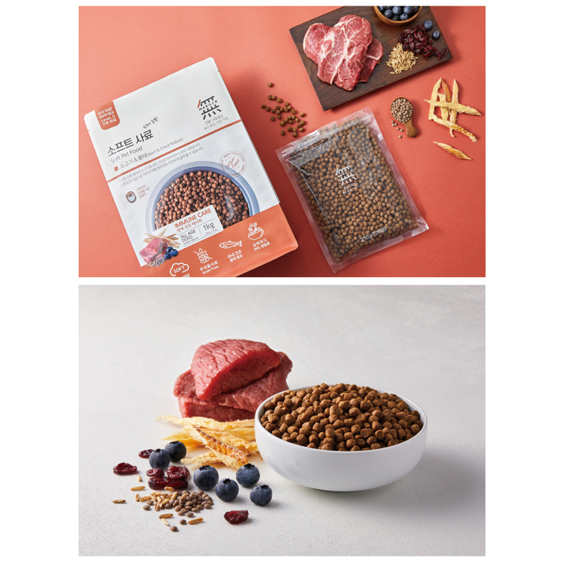 무마진 소프트 사료 연어+황태 눈건강, 1kg, 1개 : 바른펫