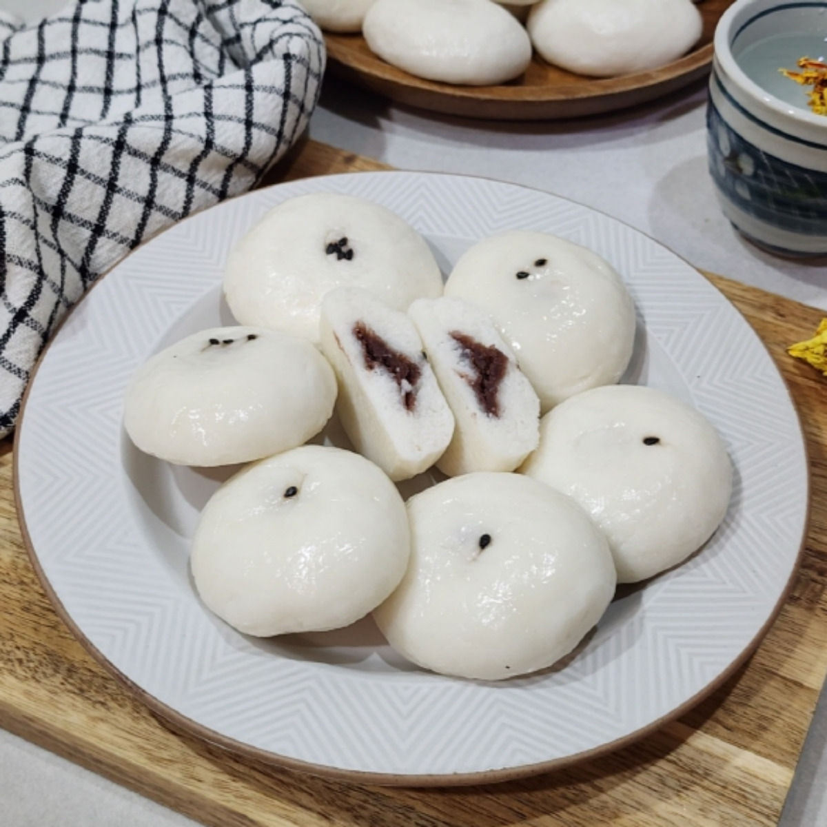 쫀득 잔기지떡 48개(2박스) : 제삼다