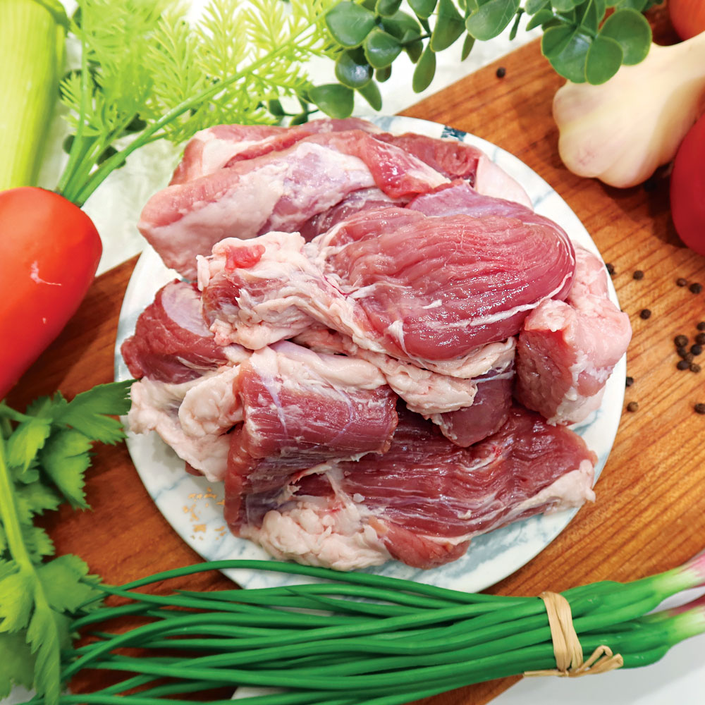(배터짐) 국내산 참돈 냉장 돼지고기 국거리 혼합육 2kg 지방 뒷다리살 쪽갈비 뒷고기 : 배터짐