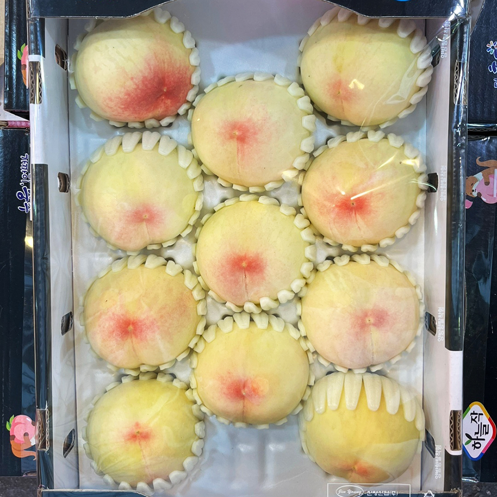 [부천시 일부지역 배달] 품질 좋은 말랑이 복숭아 4kg 10-13수 [중동 훈훈한과일] : 동네시장 장보기