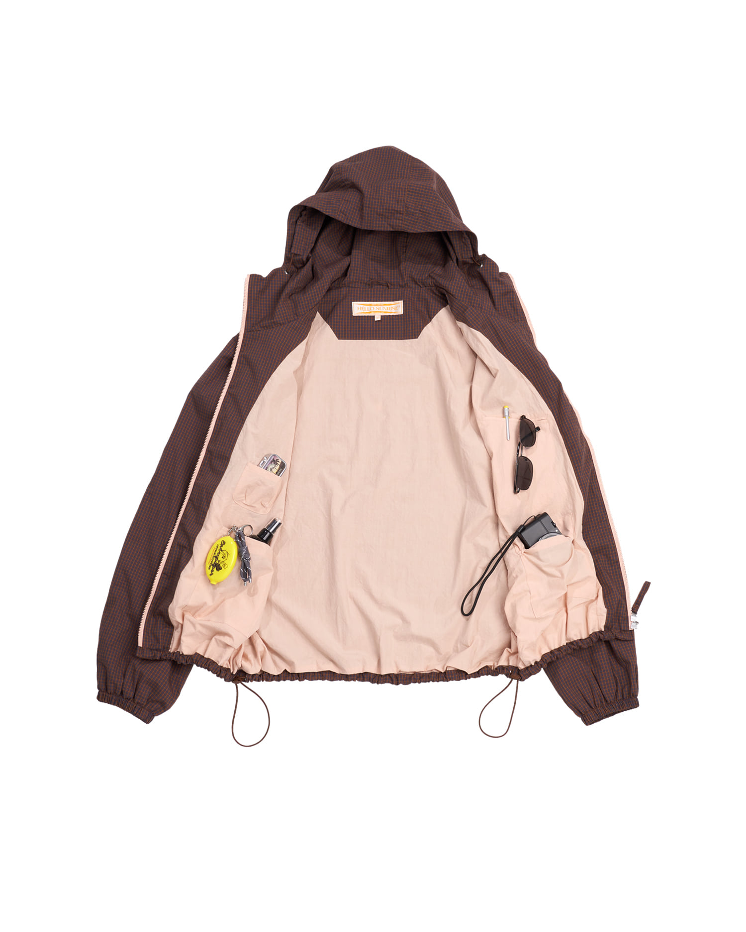 [헬로선라이즈] Travel Hooded Jacket Red 트래벌 후디 자켓 레드 : 레이지리버