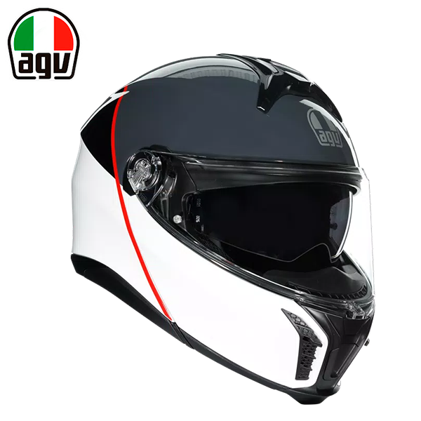 AGV 투어모듈러 밸런스 화이트/그레이/레드 TOURMODULAR BALANCE WHITE/GREY/RED : 하이라이더